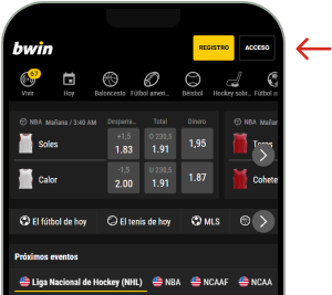 Pasos para el registro de la app - Bwin - Apuestas App Bolivia